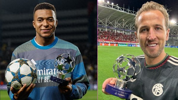 尚融 足坛前二前锋欧冠隔空比拼 姆巴佩戴帽9场13球 凯恩双响9场17球